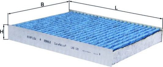 Салонный фильтр Mahle CareMetix®. Артикул LAO 120