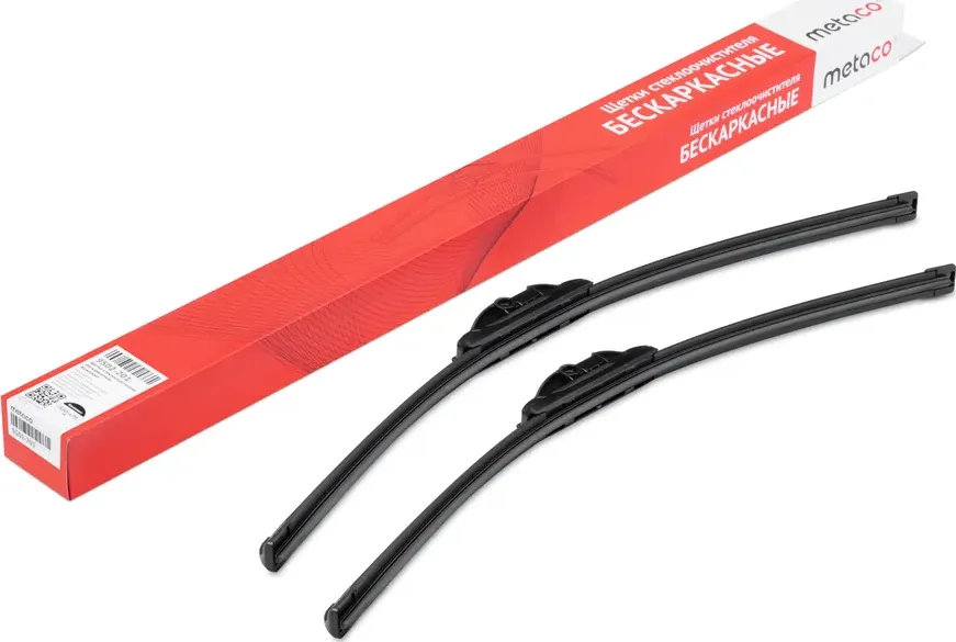 Щетки стеклоочистителя (к-кт) 530/475мм (Metaco). Артикул 9502201