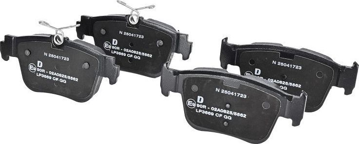 Тормозные колодки Delphi (Low-Metallic). Артикул LP3669