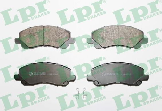 Тормозные колодки LPR передние для Dodge Caliber I 2006-2013. Артикул 05P1347