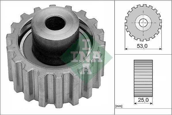 Направляющий (ведущий) ролик ремня ГРМ Ina для Subaru XT 1984-1990. Артикул 532 0086 20