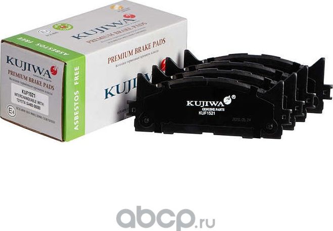 Колодки тормозные передние с пластинами KUF1521 KUJIWA 0446506080 TOYOTA. Артикул KUF1521