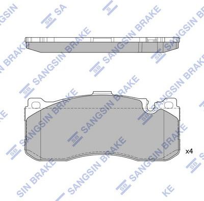 Тормозные колодки Sangsin Hi-Q. Артикул SP1791