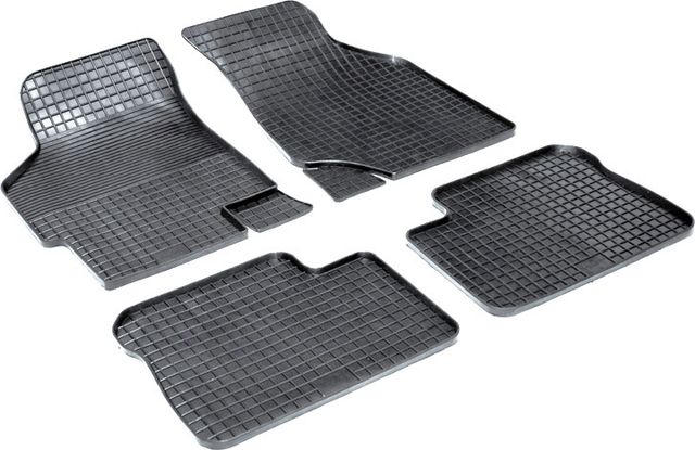 Коврики резиновые Seintex с узором сетка для салона Kia Spectra 2006-2011. Артикул 00114