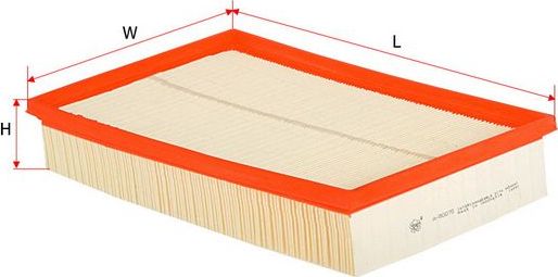 Воздушный фильтр Sakura. Артикул A-80070