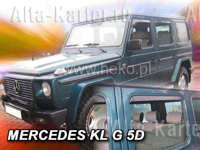 Дефлекторы Heko для окон Mercedes-Benz G-Класс W164 5-дв. 1990-2026 (Гелендваген). Артикул 23276