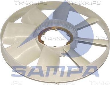 Вентилятор радиатора двигателя Sampa для Mercedes-Benz Actros MP1 1996-2003. Артикул 200.174