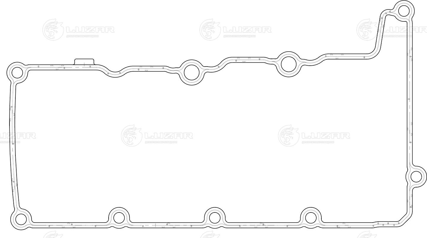 Прокладка клапанной крышки 441724 Luzar. Артикул LES 21803