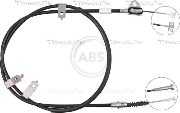 Трос ручника (тросик ручного тормоза) ABS. Артикул K10049