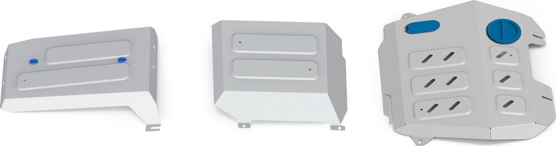 Защита алюминиевая Rival для картера, КПП, топливного бака и адсорбера Changan UNI-K 2020-2026. Артикул K333.8908.1