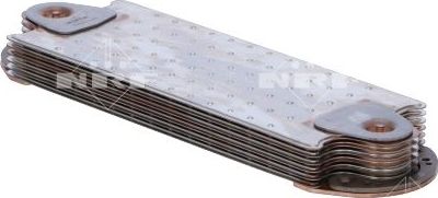 Радиатор масляный (маслоохладитель) для двигателя NRF (высококачественная сталь). Артикул 31244