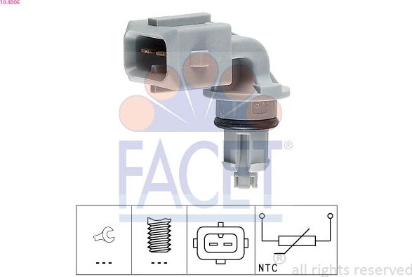 Датчик температуры воздуха Facet Made in Italy - OE Equivalent. Артикул 10.4005