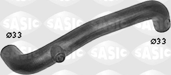 Патрубок радиатора (системы охлаждения) Sasic правый верхний для Ford Escort V 1993-1999. Артикул SWH6695