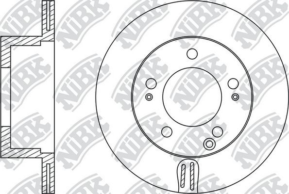 Тормозной диск NiBK. Артикул RN1197