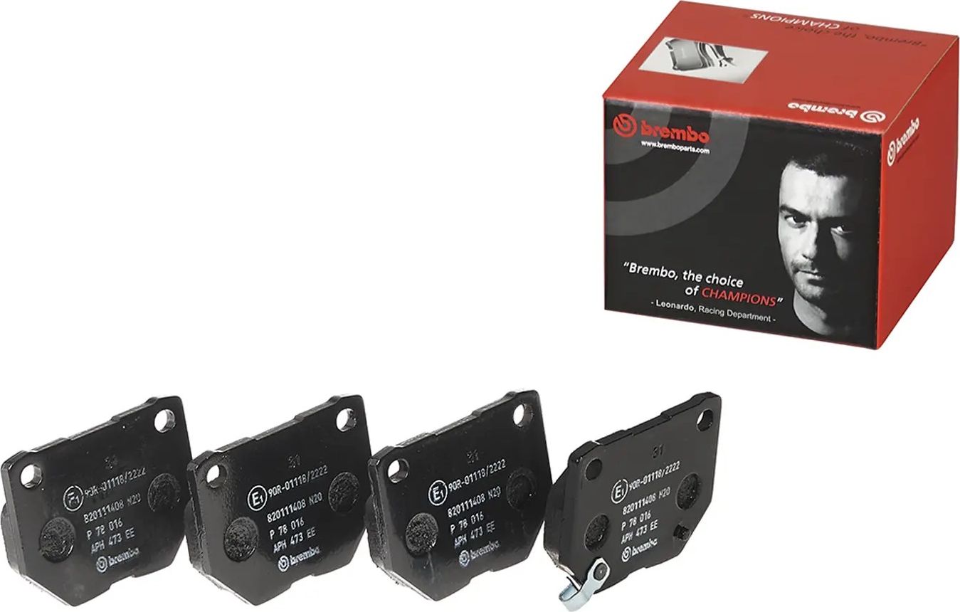 Тормозные колодки Brembo PRIME LINE. Артикул P 78 016