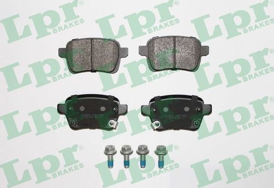 Тормозные колодки LPR задние для Opel Corsa E 2014-2019. Артикул 05P1959