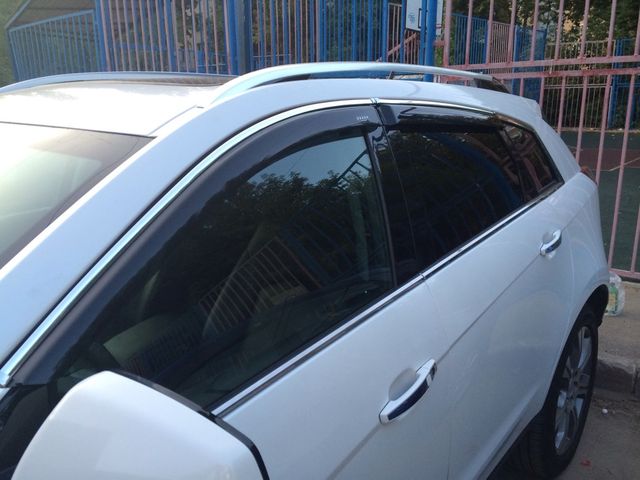 Дефлекторы V-Star для окон (с хром. молдингом) Cadillac SRX II 5-дв. 2009-2016. Артикул CHR55037