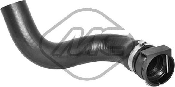 Патрубок радиатора (системы охлаждения) Metalcaucho нижний для Fiat Panda II 2003-2012. Артикул 09381