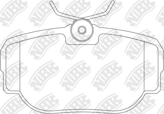 Тормозные колодки NiBK передние для BMW 3 II (E30) 1982-1994. Артикул PN0009