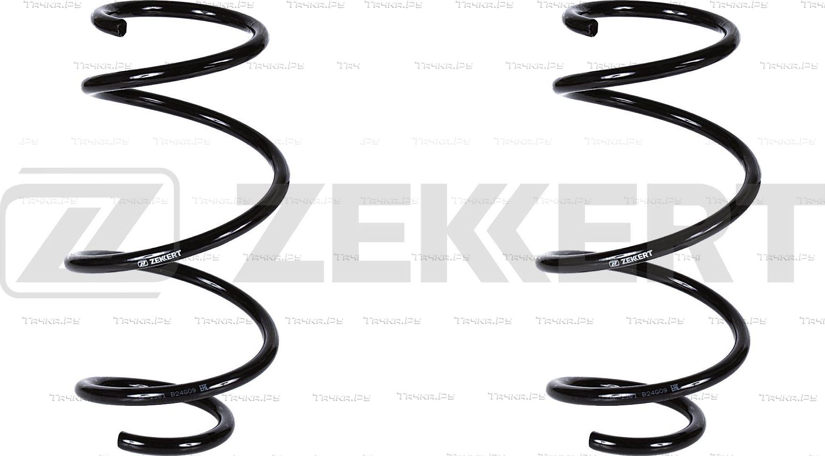 Пружина подвески Zekkert передняя для Renault Sandero II 2013-2021. Артикул SF-2561