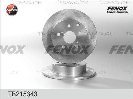 Тормозной диск Fenox. Артикул TB215343