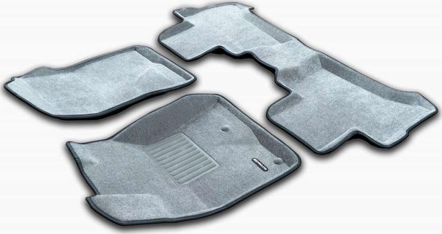 Коврики текстильные Euromat 3D Business для салона Lexus GX 470 1998-2008 Светло-серые. Артикул EMC3D-005121S