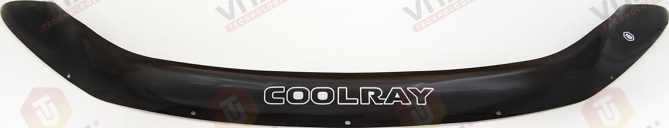 Дефлектор VT52 для капота Geely Coolray 2020-2026. Артикул GL09VT