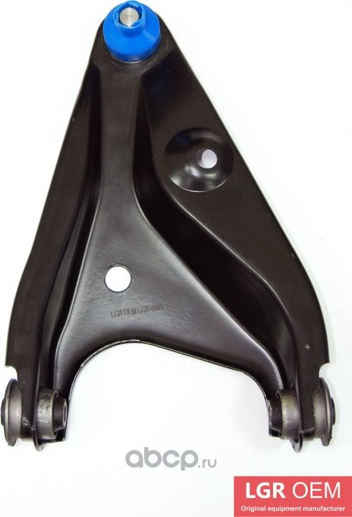 Рычаг передний правый в сборе Logan 2004-, Sandero 2008-, Largus -2013 (LGR). Артикул LGR4441