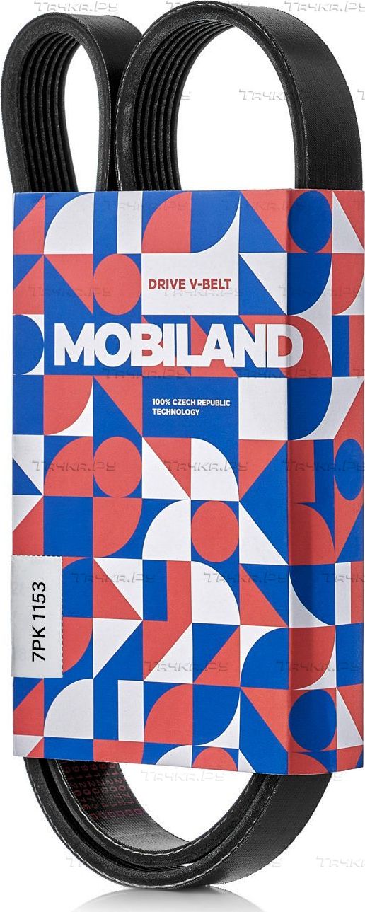 Приводной ремень поликлиновой Mobiland (EPDM (Этилен-пропиленовый каучук)). Артикул 501271153