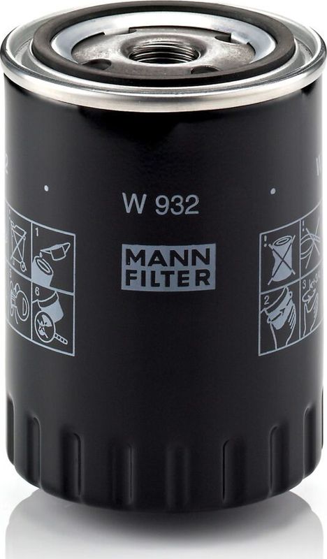 Масляный фильтр Mann-Filter для Renault Espace II 1994-1996. Артикул W 932