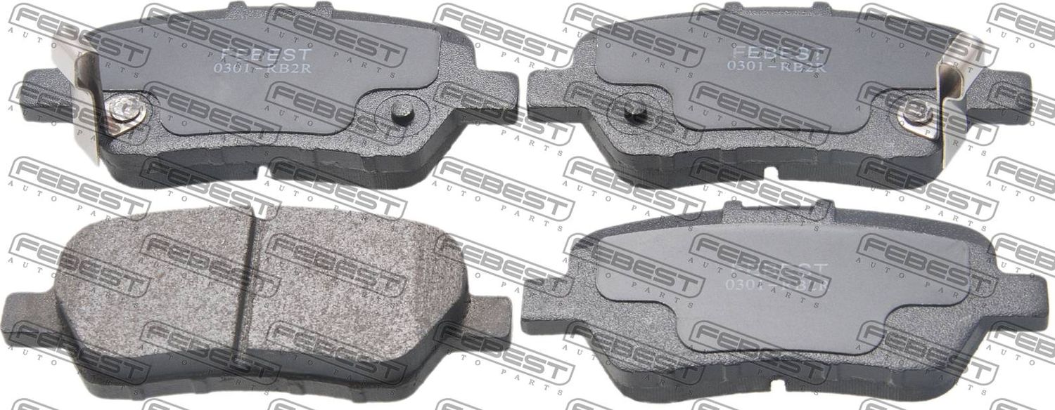 Тормозные колодки Febest. Артикул 0301-RB2R