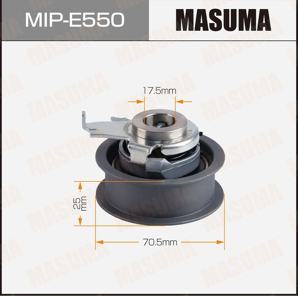 Ролик натяжной ремня ГРМ, CWVA, CWVB, CZCA (Masuma). Артикул MIPE550