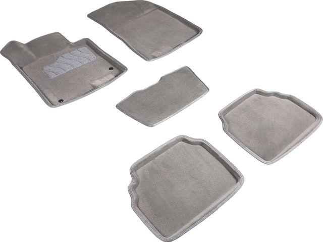 Коврики Seintex 3D ворсовые для салона Kia K5 2020-2026 СЕРЫЕ. Артикул 96166