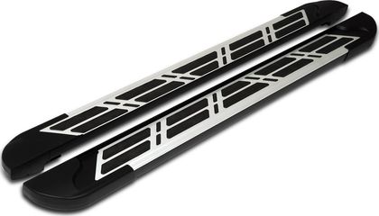 Пороги алюминиевые Erkul Sunrise для Chery Tiggo (T11) 2005-2013. Артикул 04.SRM.01.06.G