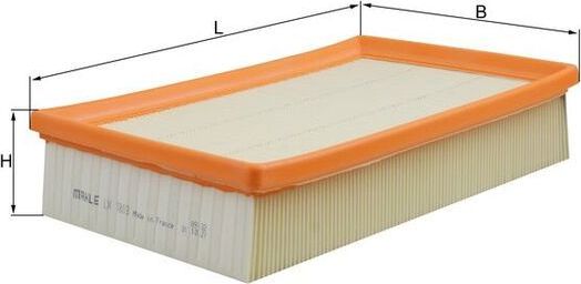 Воздушный фильтр Mahle. Артикул LX 1803