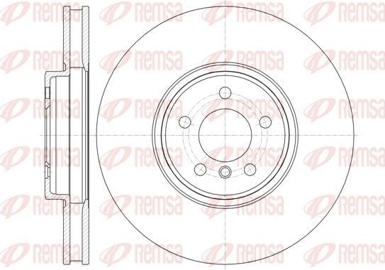Тормозной диск Remsa. Артикул 61333.10