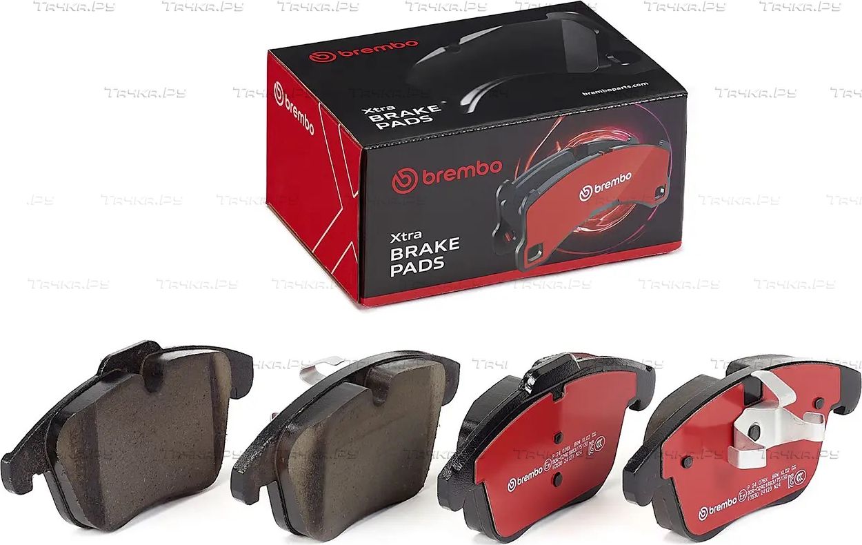 Тормозные колодки Brembo XTRA LINE передние для Volvo S60 II 2010-2018. Артикул P 24 076X