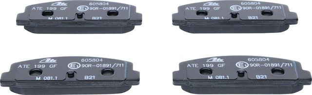 Тормозные колодки ATE задние для Mazda 6 II (GH) 2007-2012. Артикул 13.0460-5804.2