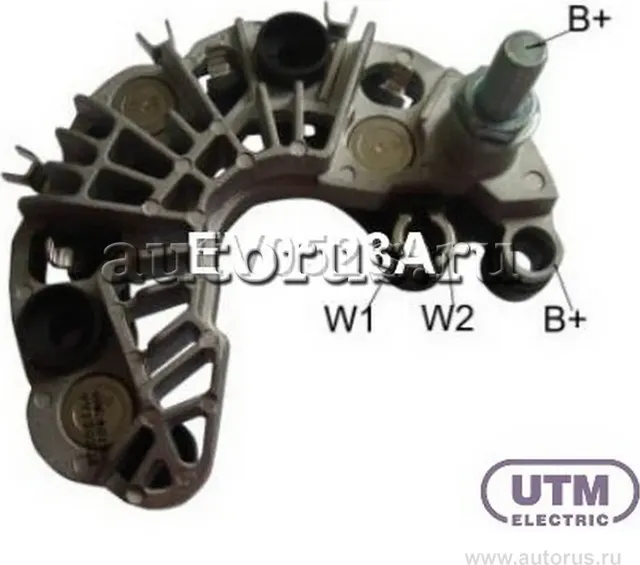 Диодный мост генератора VAG GOLF VI/JETTA III/POLO I/TOURAN/FABIA II/OCTAVIA II/ (UTM). Артикул EV0523A