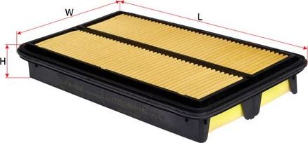 Воздушный фильтр Sakura. Артикул A-1666