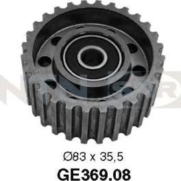 Направляющий (ведущий) ролик ремня ГРМ NTN / SNR. Артикул GE369.08