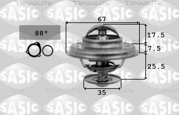 Термостат Sasic для Audi 80 V (B4) 1991-1996. Артикул 9000335