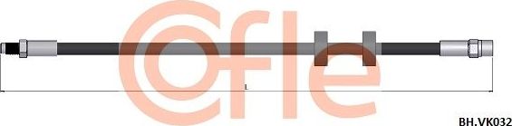 Тормозной шланг Cofle. Артикул 92.BH.VK032