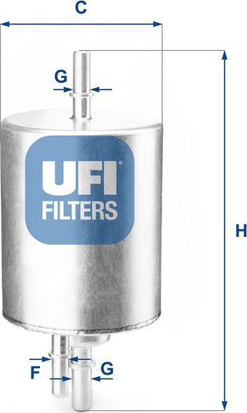 Топливный фильтр UFI. Артикул 31.830.00