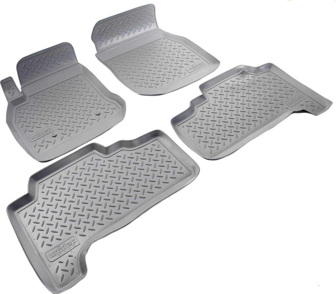 Коврики Норпласт для салона Lexus LX470 1998-2007. СЕРЫЕ. Артикул NPL-Po-88-39Grey