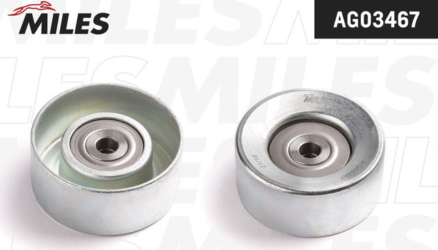 Направляющий (ведущий) ролик приводного поликлинового ремня Miles. Артикул AG03467