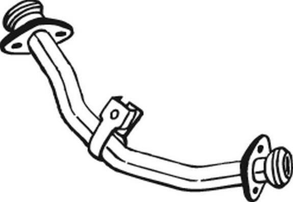 Глушитель (труба приемная) Bosal (Бельгия). Артикул 787-765