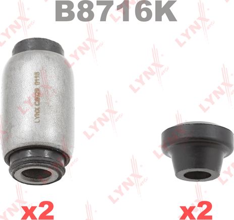 Сайлентблок переднего рычага подвески LYNXauto KIT. Артикул B8716K