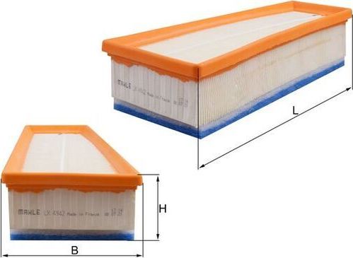 Воздушный фильтр Mahle. Артикул LX 4942