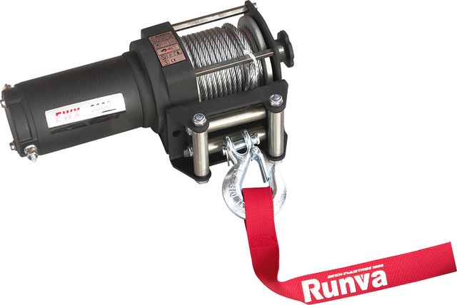 Лебёдка электрическая 12V Runva 3000A lbs 1361 кг. Артикул EWX3000A